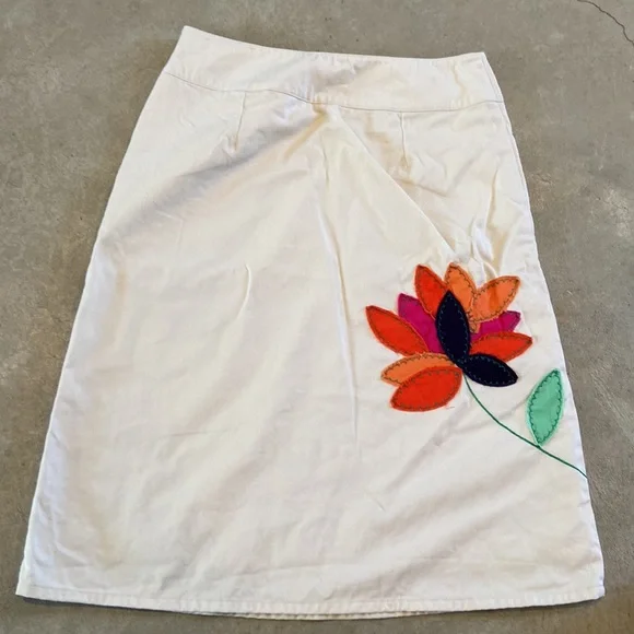 Boden floral skirt size 4R - Picture 3 of 5